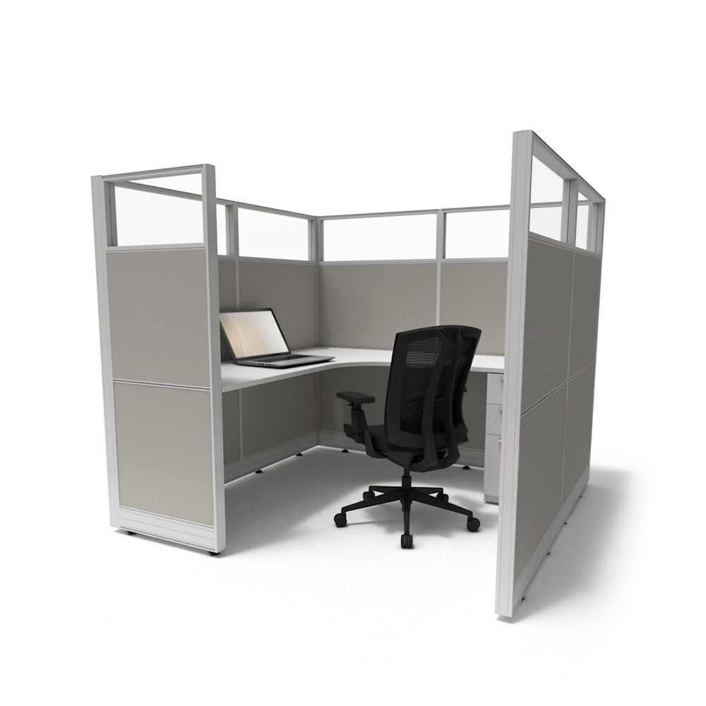 Teknion Refurbished Cubicle: 6’x6′ – 65″ High