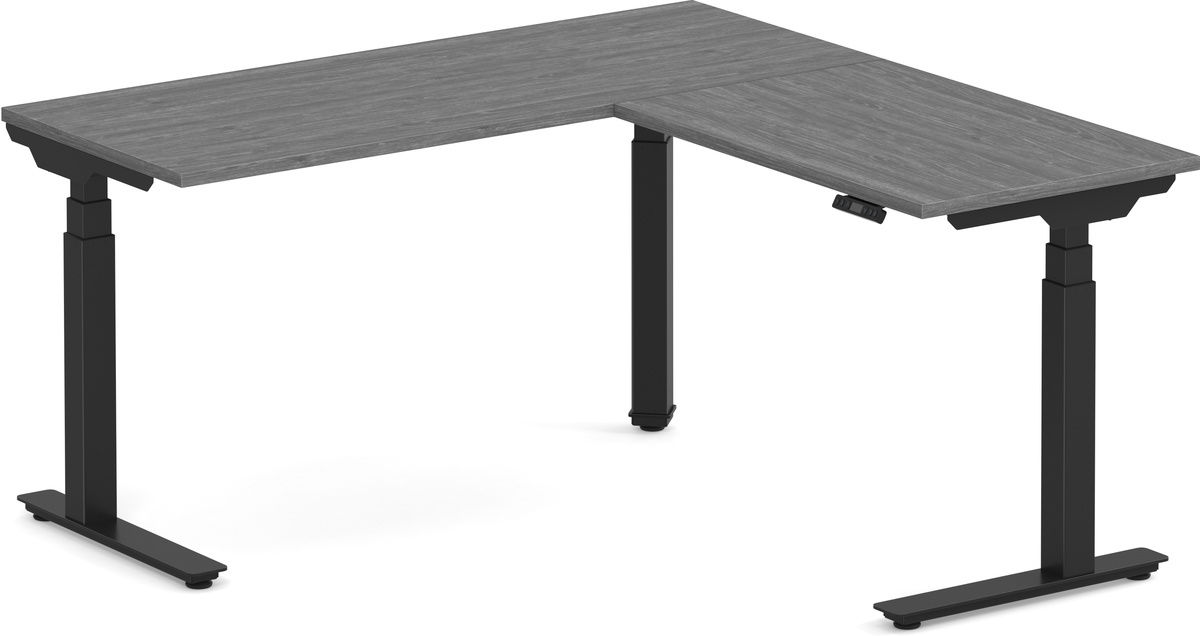 Enhance Electric Height-Adjustable L-Shape Desk 60" X 60"