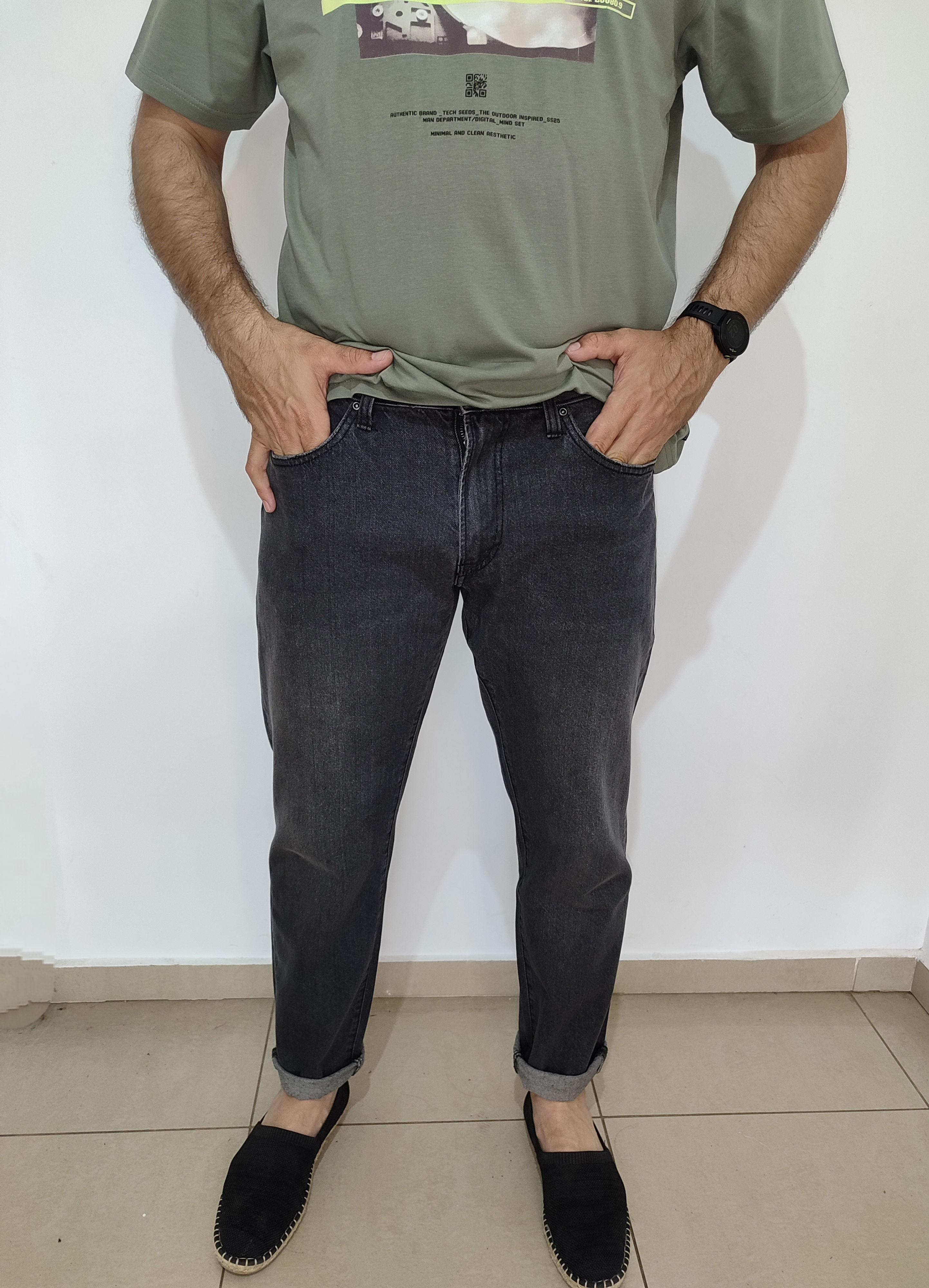 Vaquero Austin gris oscuro