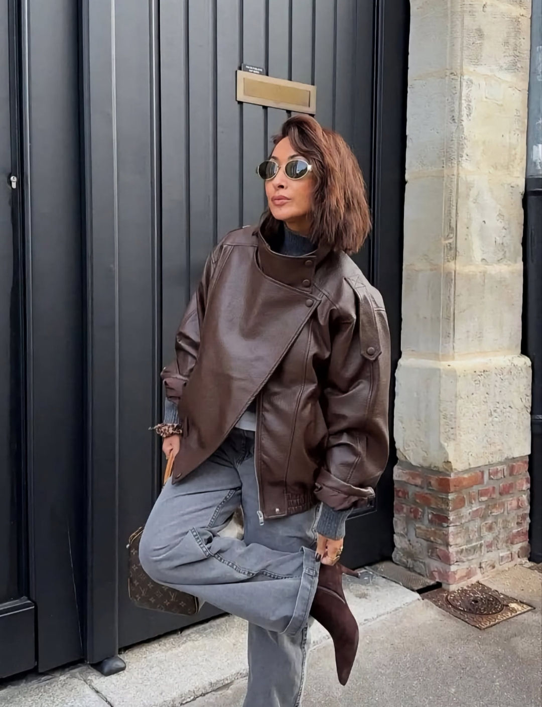 Chaqueta bruna