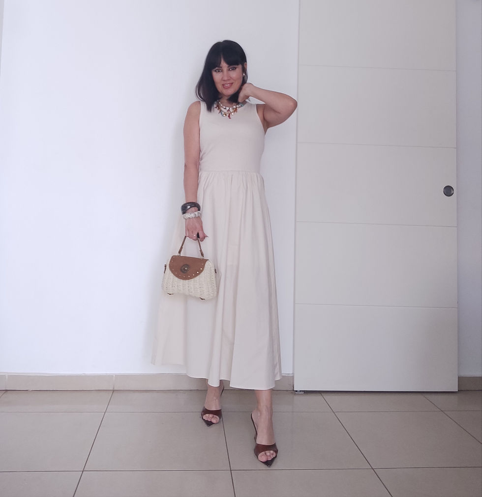 Miniatura: Vestido fiji beige