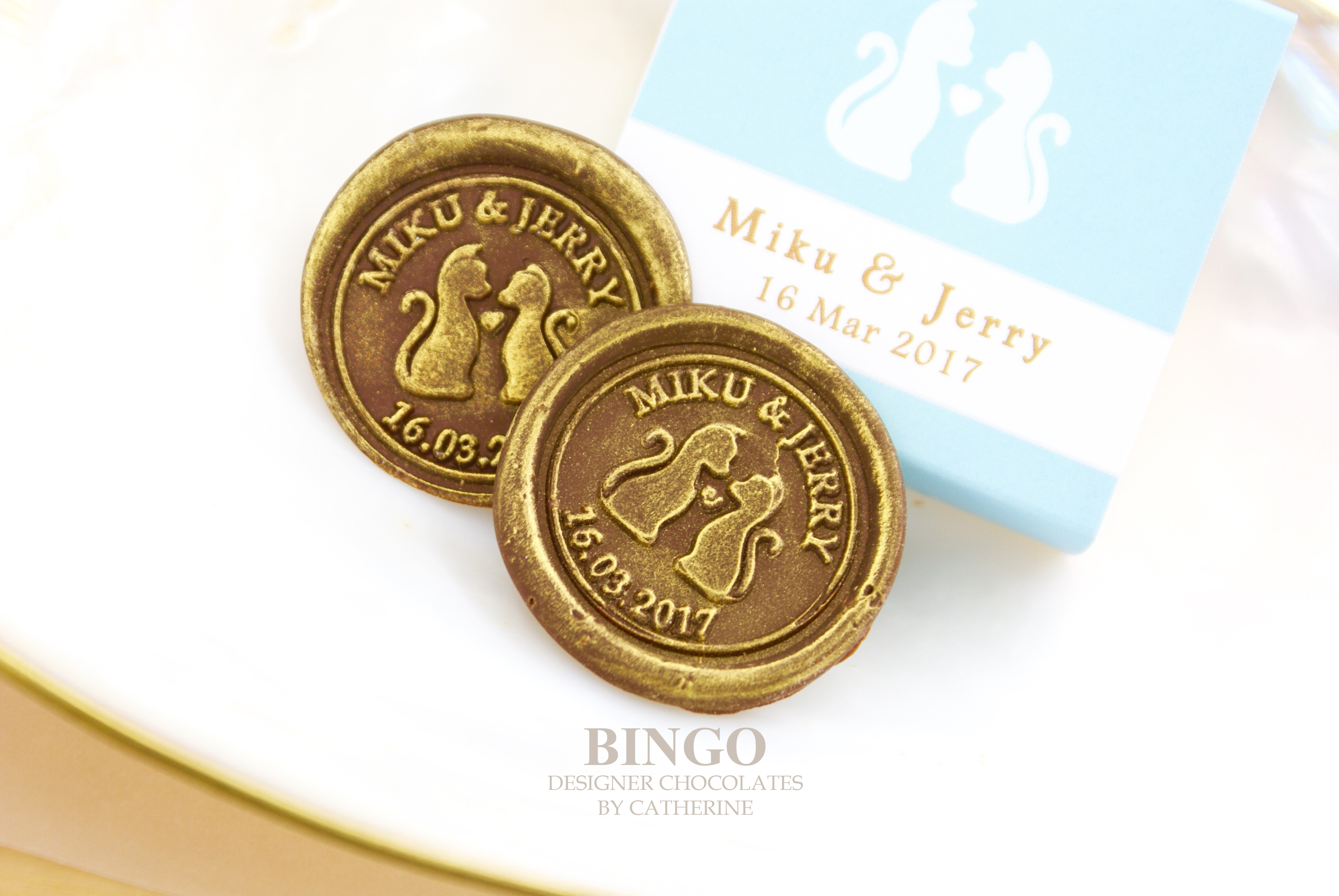 Wedding Chocolate Commemorative Coin