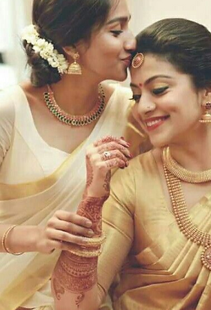 Kuthampully wedding sarees clearance
