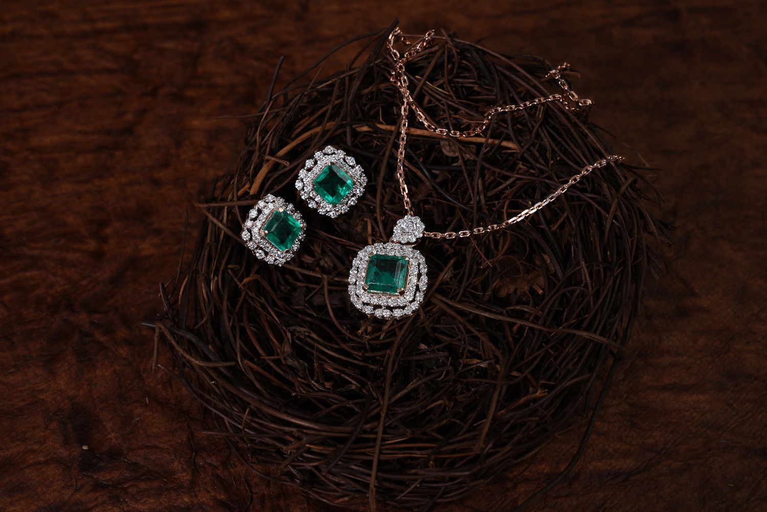 Diamond Necklace Set