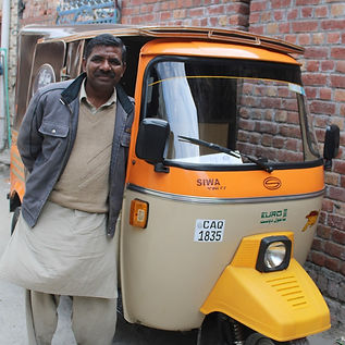 Rickshaw beneficiary