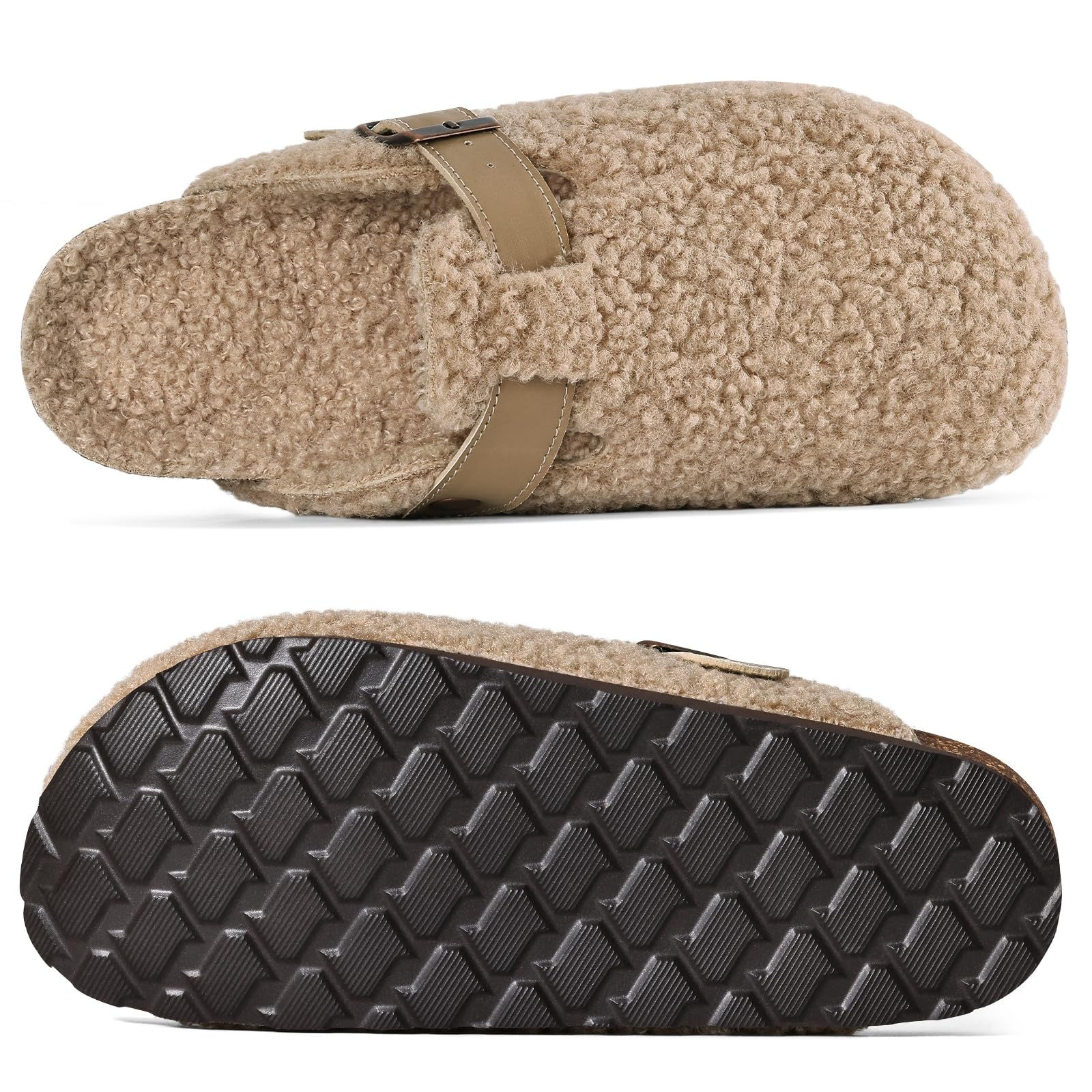 Brielle™ Plush Cork Clogs