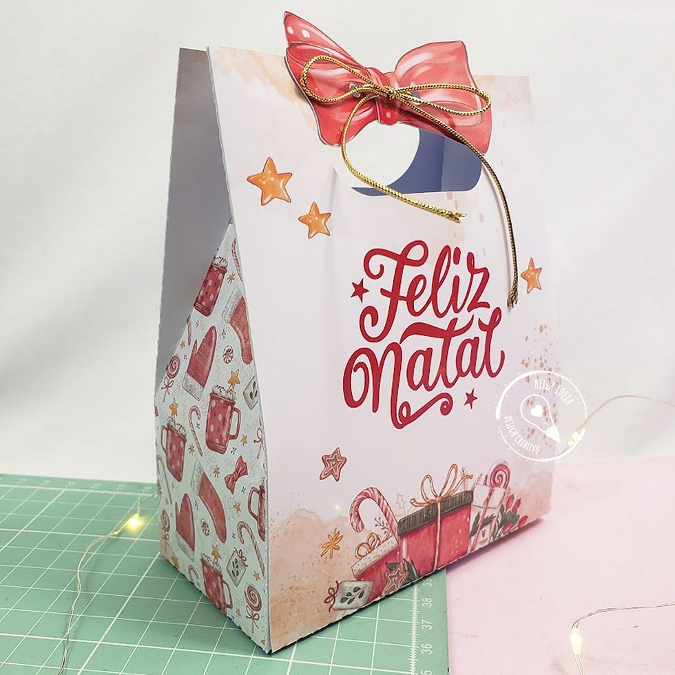 Sacola de Natal Arquivo de corte