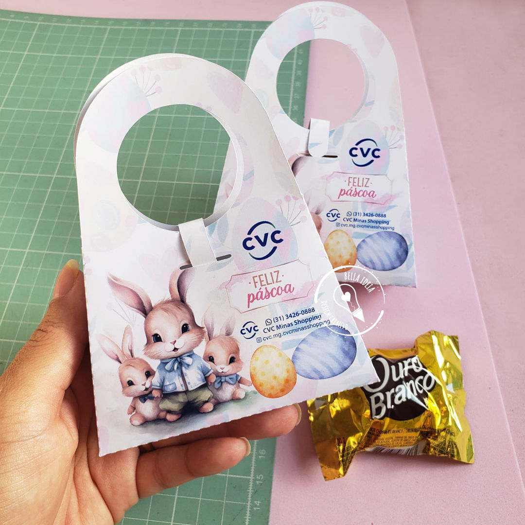 Mini sacolinha para bombom