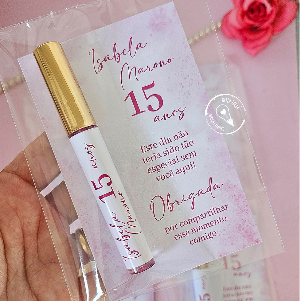 Gloss Lembrancinha Aniversario 15 anos