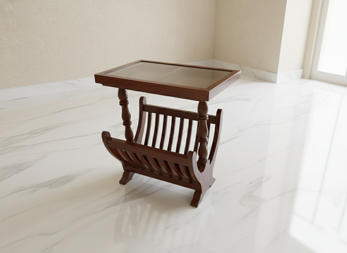 SIDE STAND WITH PAPER STAND