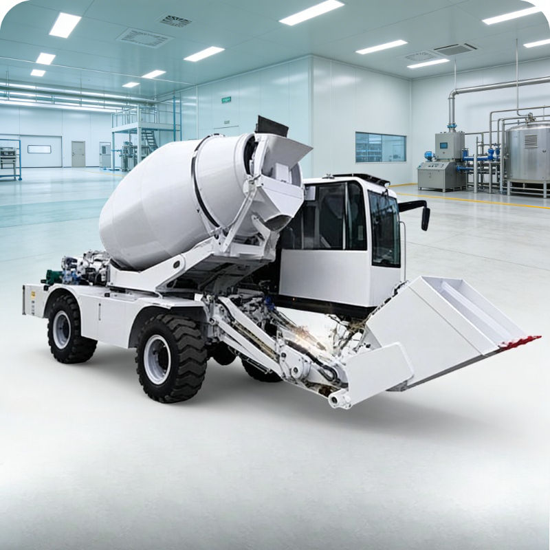Miniature : Compact Mini Self-Loading Concrete Mixer Truck - High-Efficiency Construction Mi