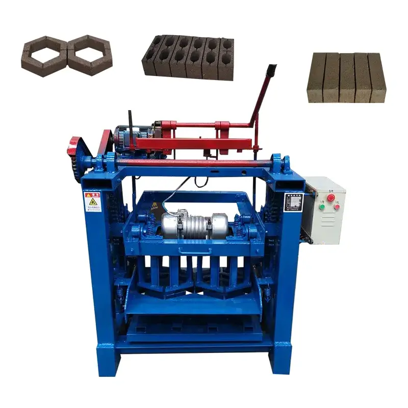 Small Manual Concrete Block Brick Press Making Machine Price Manual
