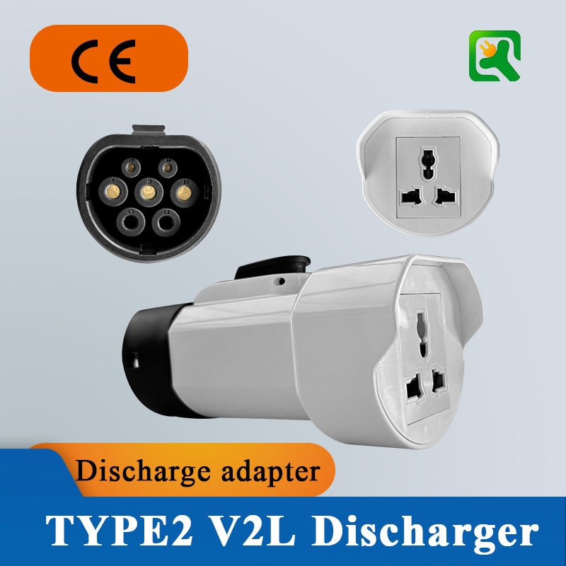 Thumbnail: New 3.5KW Portable EV Adapter Discharger Type2 V2L CE Certified IP55 Electric Ve