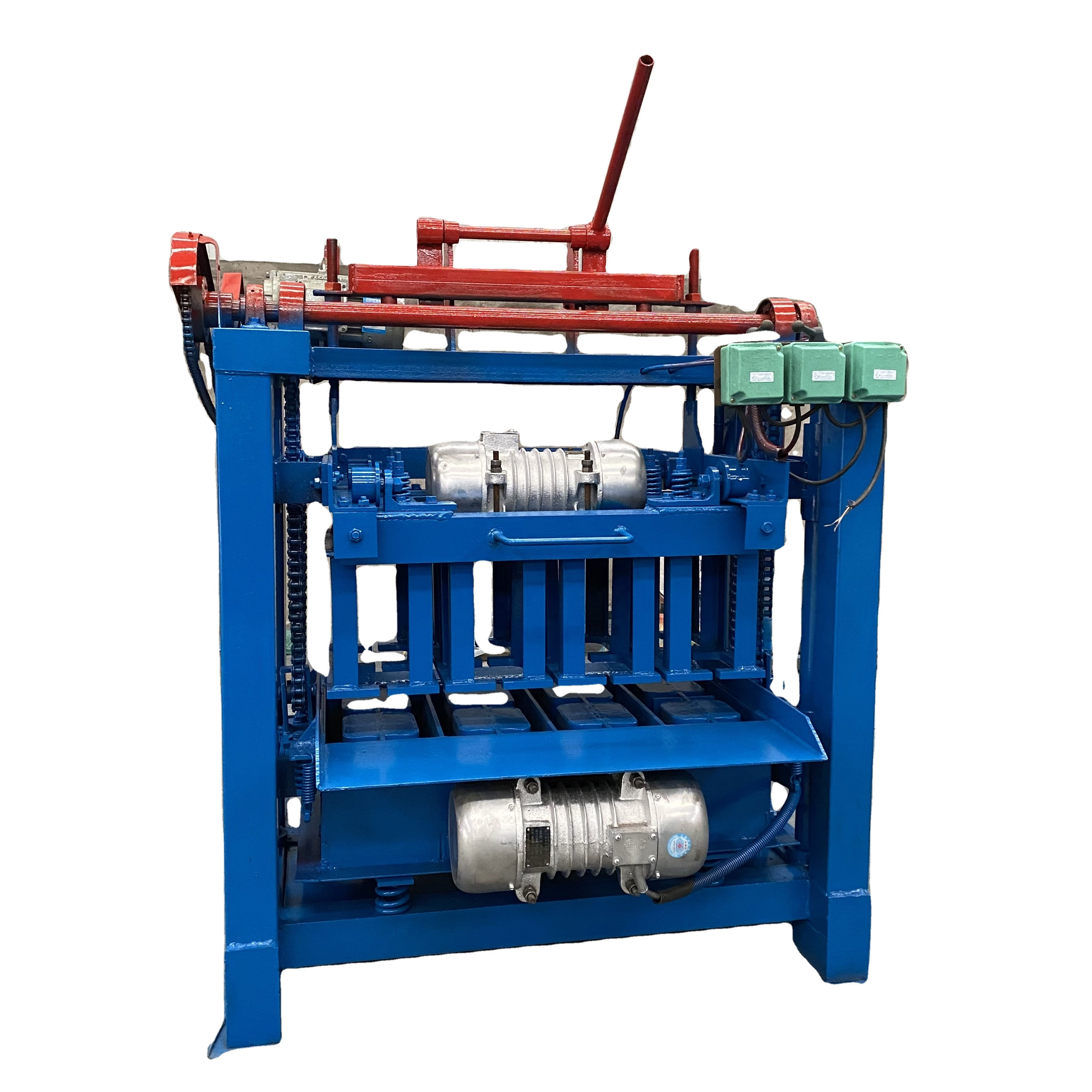 Hot-selling Concrete Block & Clay Brick Making Machine with Motor/Engine 1 Year