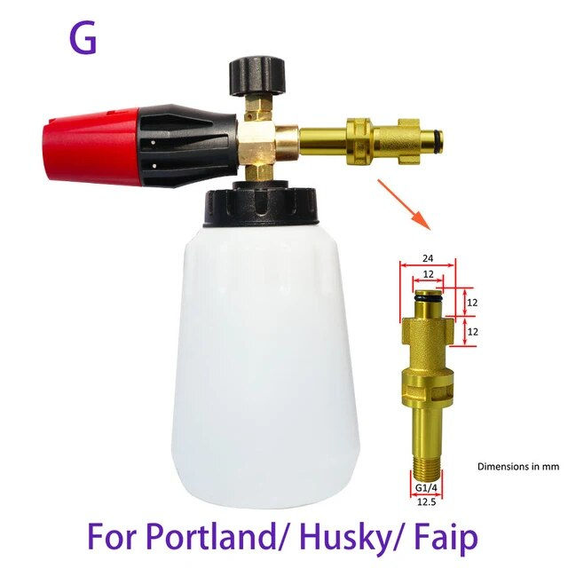 Miniature : Lance de mousse de neige, savon de nettoyage de voiture, pour Karcher Parkside