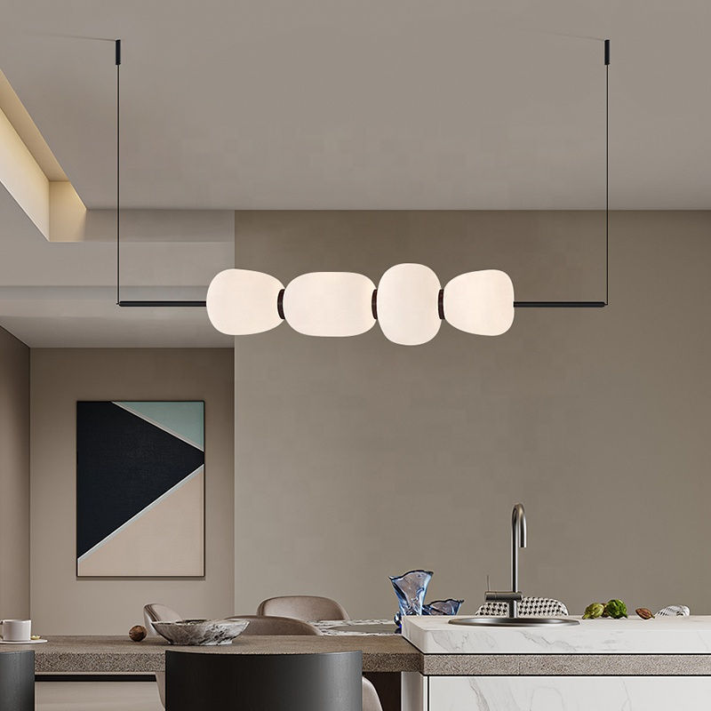 Miniature : Designer Nordic Minimalist Restaurant Chandelier Modern Minimalist Hotel Front D