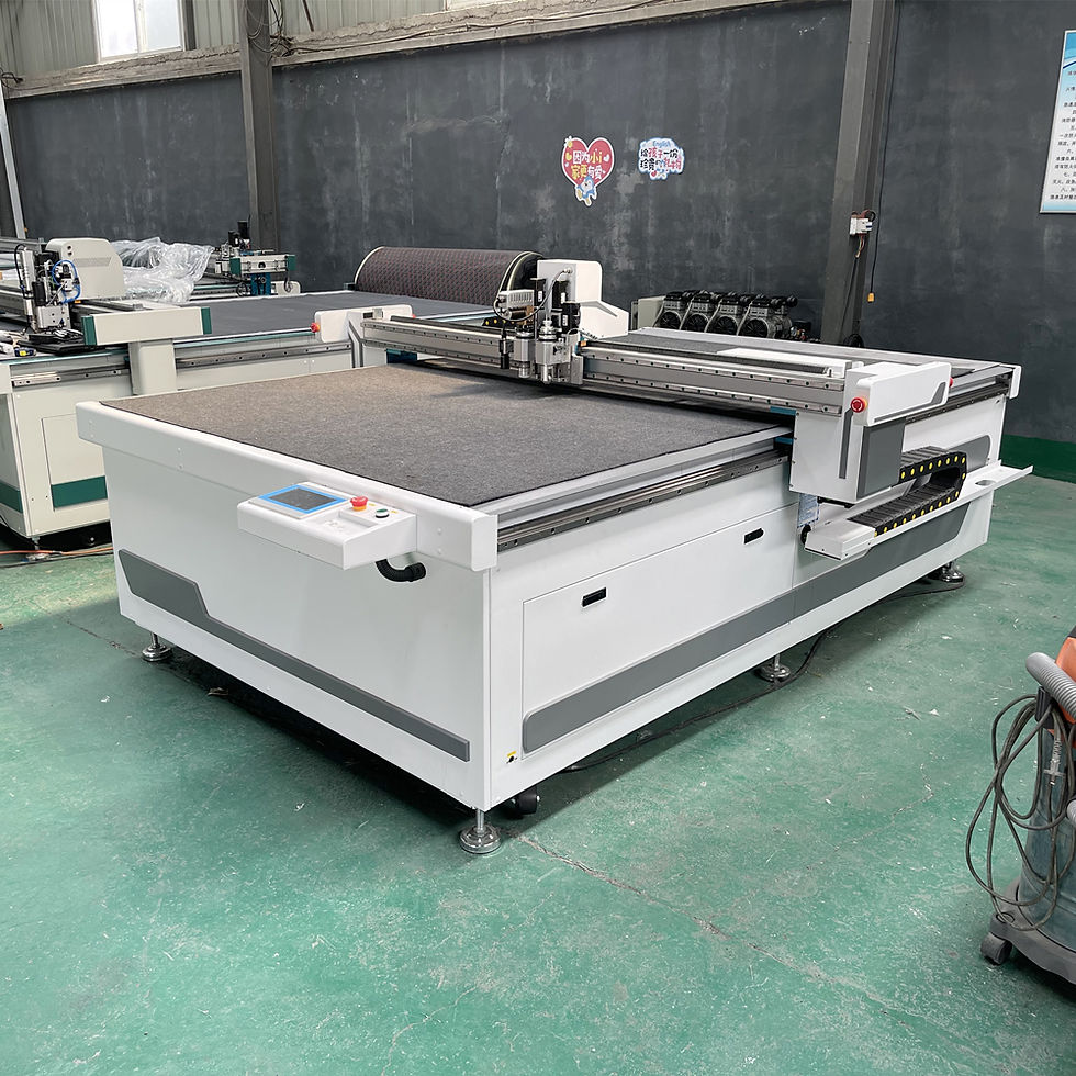 Miniaturbild: Automatic 1625 CNC Oscillating Knife Cutting Fabric Leather PVC Cloth Cutter Mac