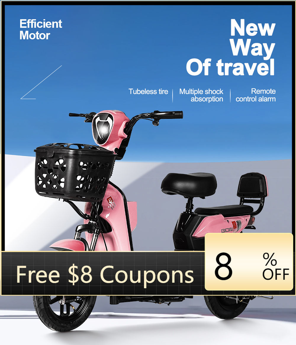 STLF DZ WJW Advanced New 350w 48v 14 Inch Electric Motorcycle Student E Bike Mo