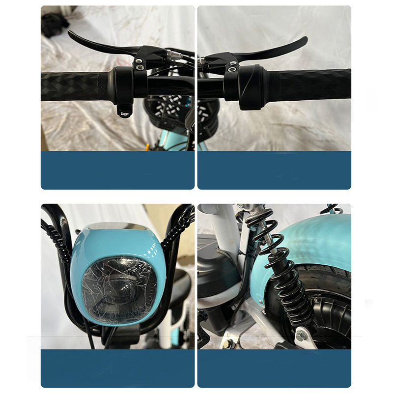 Thumbnail: Wholesale 350W 48V 12Ah Electric Bike Scooter 14 Inch E Cycle Electric Bicycle E