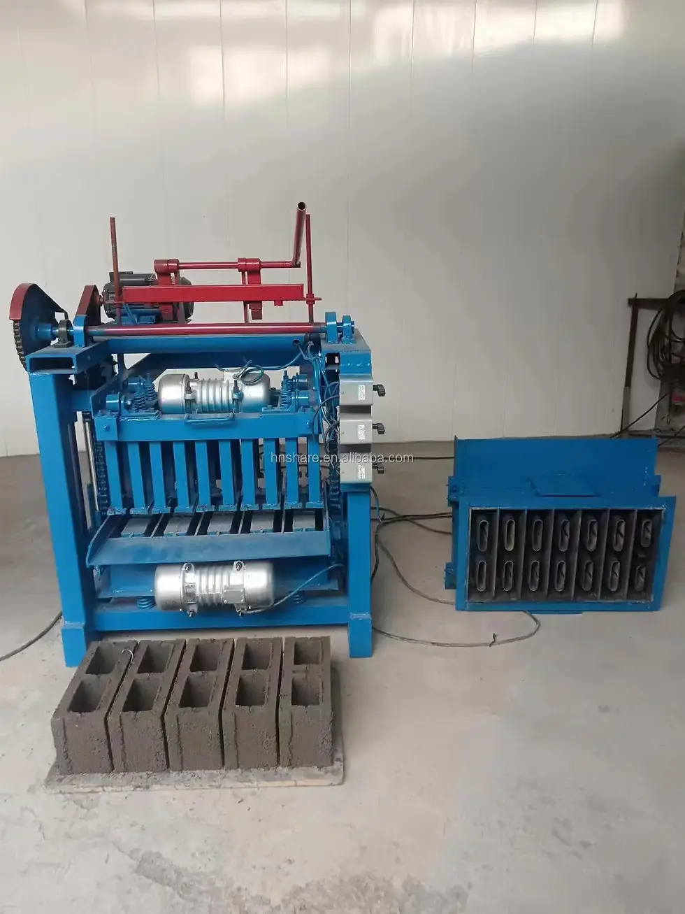 Miniature : Small Manual Concrete Block Brick Press Making Machine Price Manual