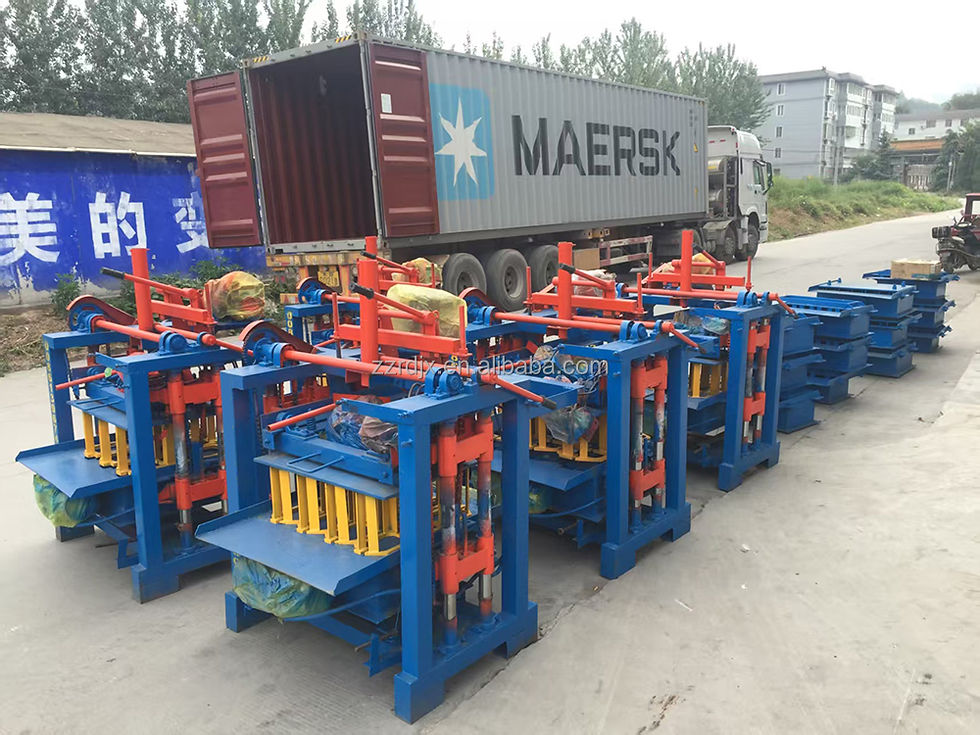 Miniature : Automatic Hollow Sand Paving Laying Moulding Concrete Paver Block Cement Brick M