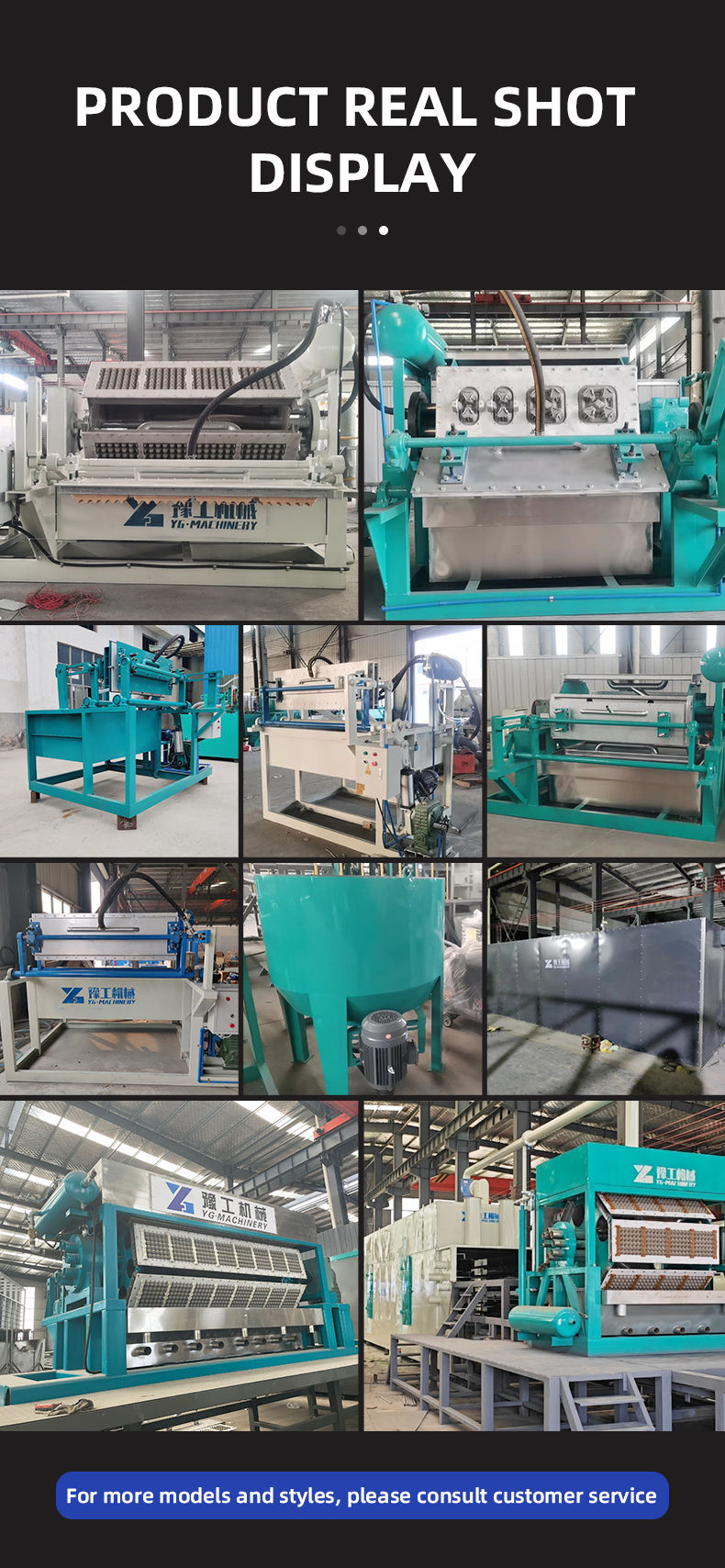 Miniatura: Paper Egg Tray Manufacturing Machine Recyclable Pulp Equipment For Egg Box Produ