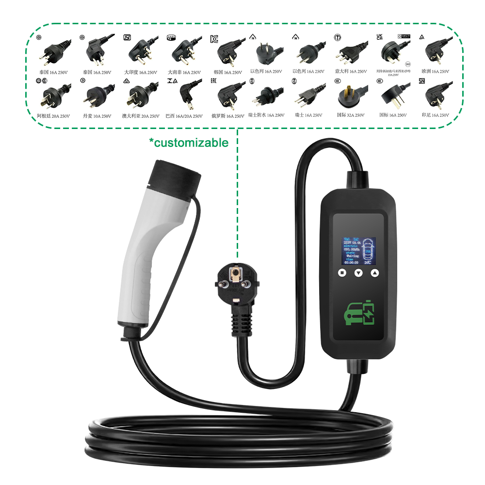 E-mingze Factory New 3.5KW/16A Electric Vehicle Charging Station Type 2 Electric