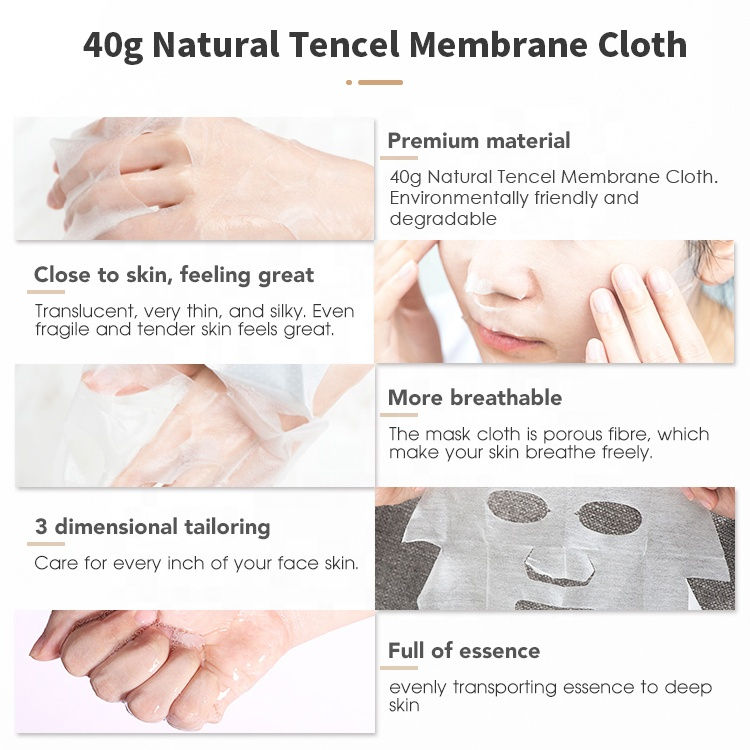 Miniature : wholesale custom korean beauty face sheet mask organic fruit mascarillas faciale