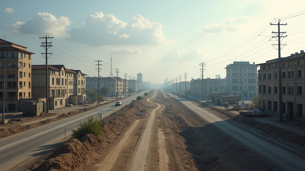 Vue rapprochée d’un chantier de construction à Bingerville