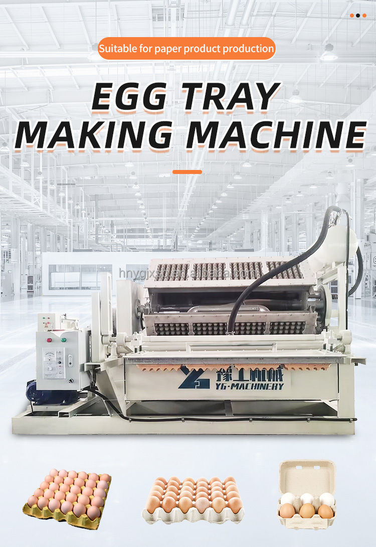 Thumbnail: Automatic Egg Tray Production Line Manufacturing Machine Economical With Core Co