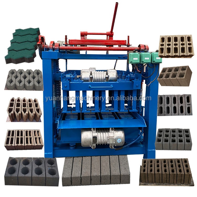 Building Automatic Hollow Concrete Block Moulding Paver Making Egg Laying Cement