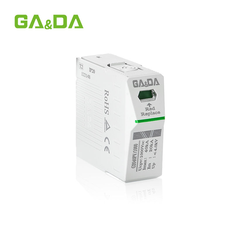 Miniature : Parafoudre CE TUV ROHS Solaire PV 20kA-40kA 2P 1000V Classe 2 SPD Dispositifs d