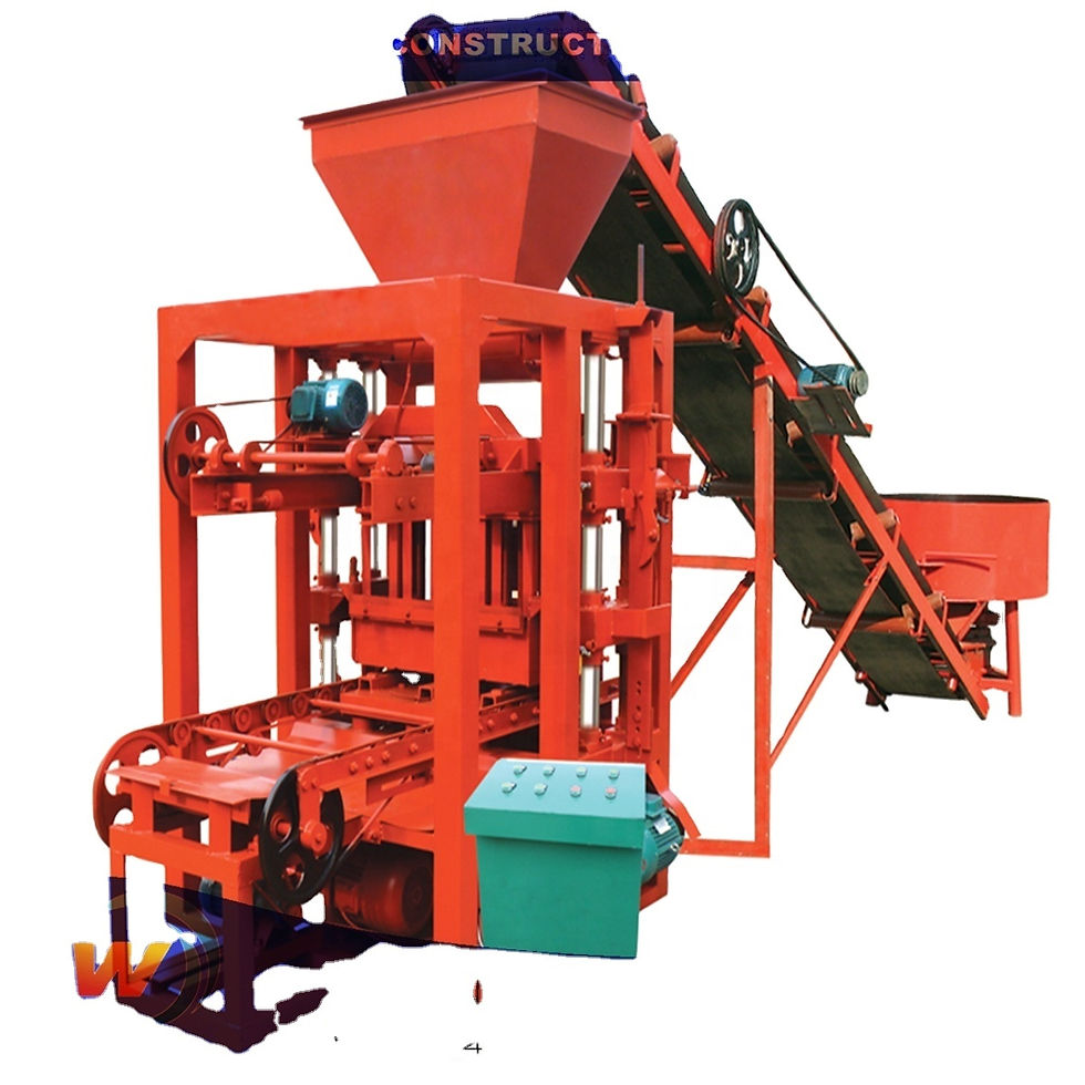Miniaturbild: PLC Controlled Brick Forming Machine for Construction Cement Block Concrete Bloc
