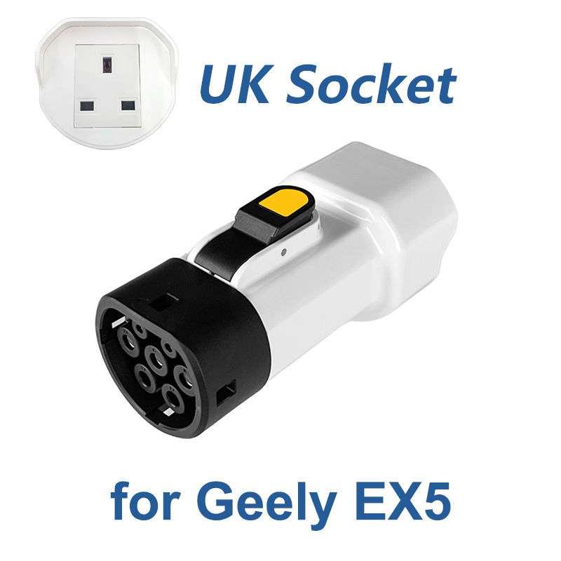 Miniature : EVqiaoyi Type2 Vehicle to Load Discharger 13A Type2 V2L Adapter with British Soc