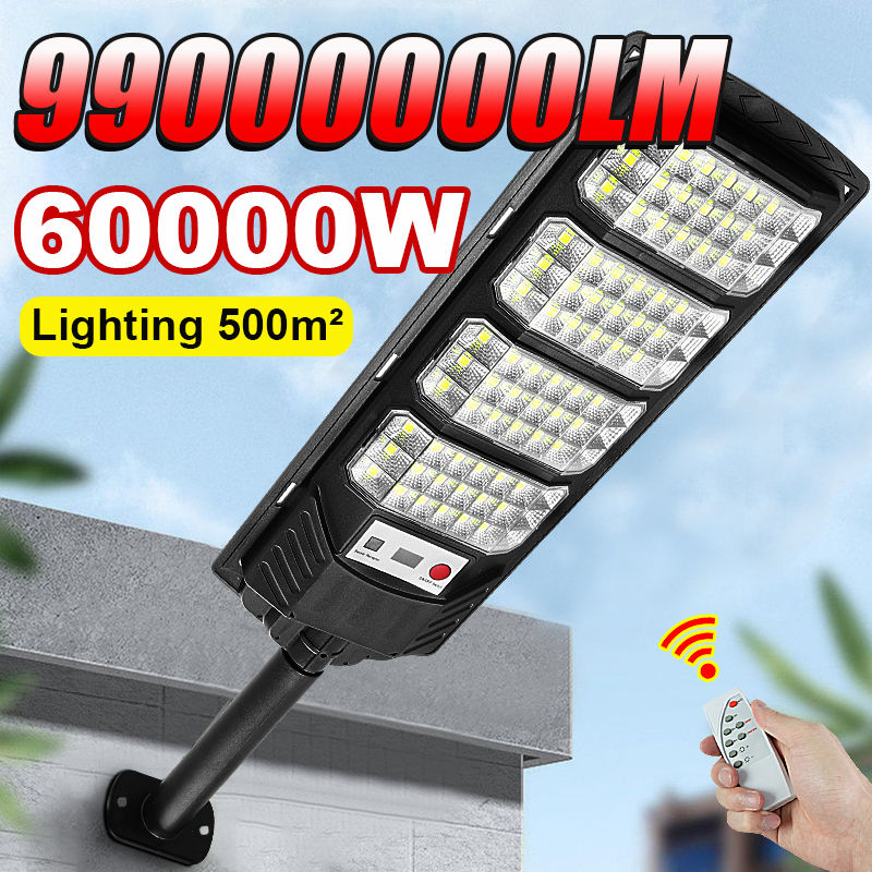 99000000LM 60000W Solar LED Outdoor Lighting Motion Sensor Super Bright Wall Lam