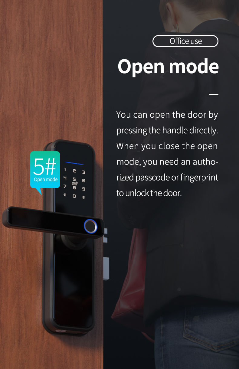 Miniature : cerradura intelige X5 Waterproof Tuya Biometric Fingerprint Security Intelligent