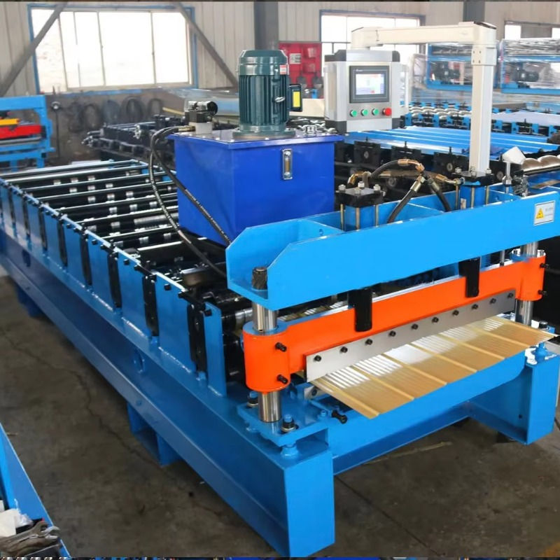YG Customized Hot Sale Trapezoidal Metal Roof Panel Roll Forming Machine Peru Po