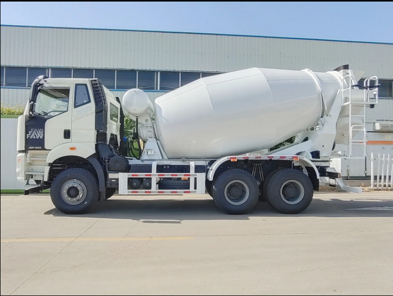 Thumbnail: FAW Mixer Truck Large-Capacity Energy-Saving Intelligent Control Features Powerf