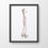 Thumbnail: Humerus Arm Bone Ortho Vintage Human Anatomy Art Print