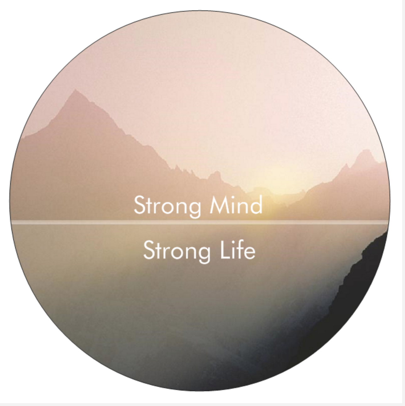 Strong Mind Sticker