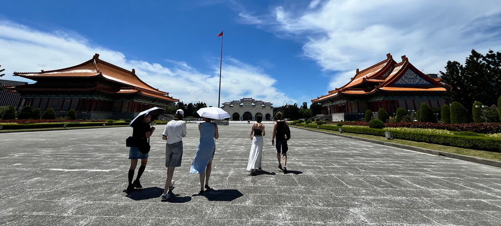 De start van de rondreis door Taiwan begint met een lokale gids in Taipei