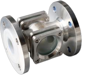 Roestvaststalen kijkglas met flensaansluiting PN16, Serie3884