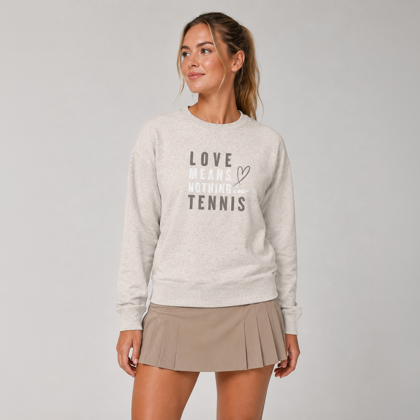 Women's Tennis Crewneck - LoveMeansNothing