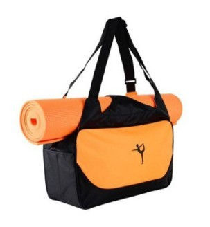 Thumbnail: Waterproof Oxford cloth yoga backpack bag orange with large capacity
