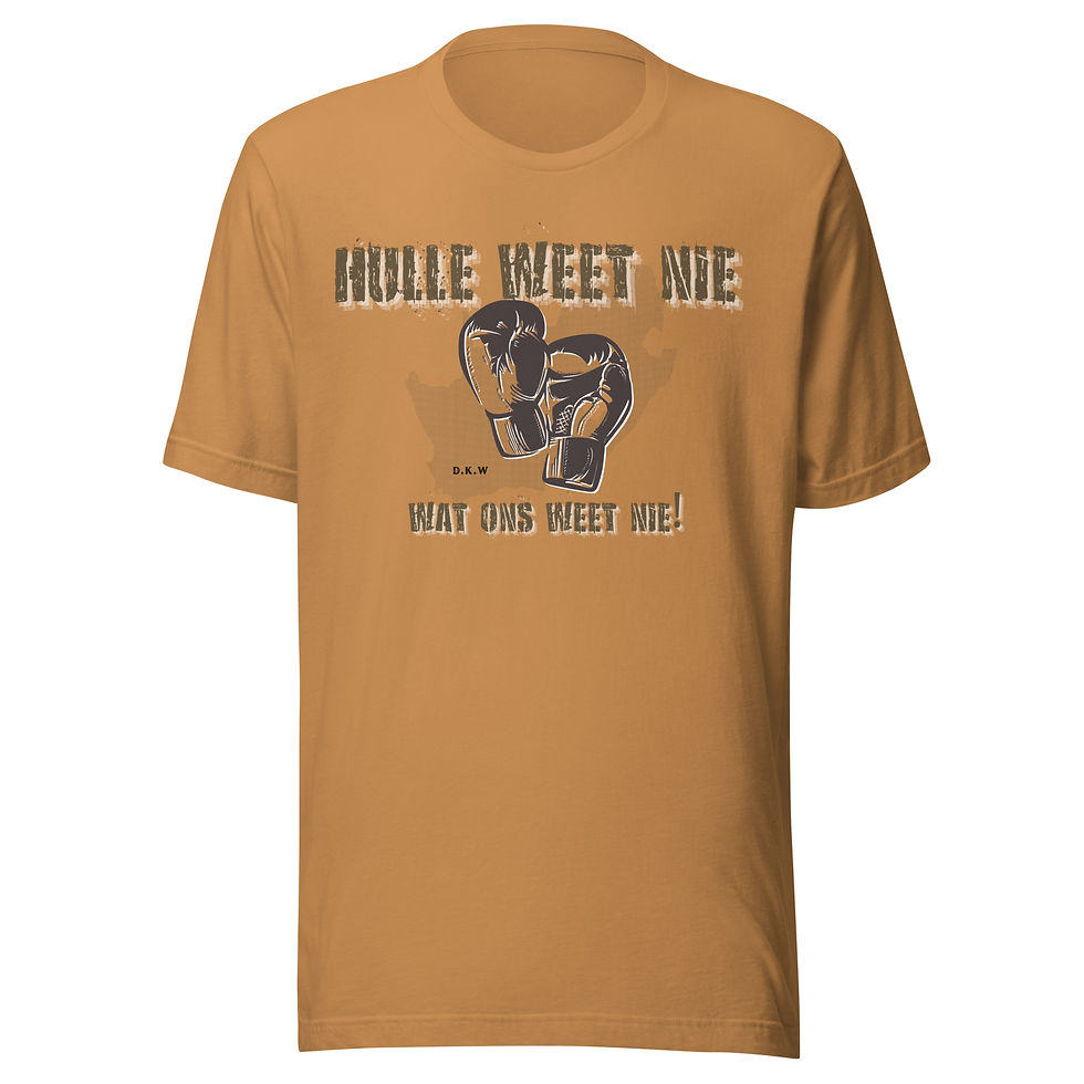 Thumbnail: HULLE WEET NIE WAT ONS WEET NIE