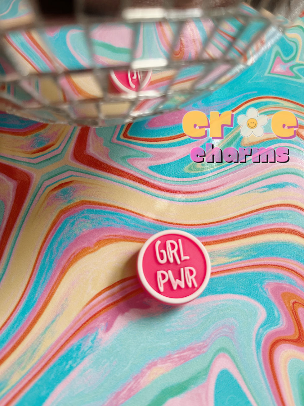 Thumbnail: Words | Pink | Croc Charms