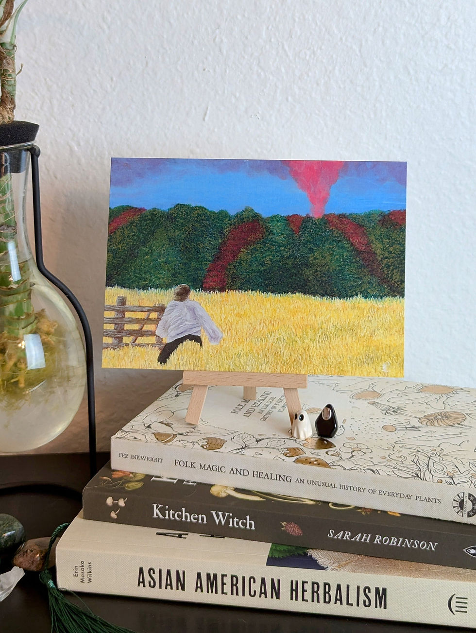 Thumbnail: The Witches are Brewing - Hocus Pocus Fanart - 5" x 7" Postcard Print
