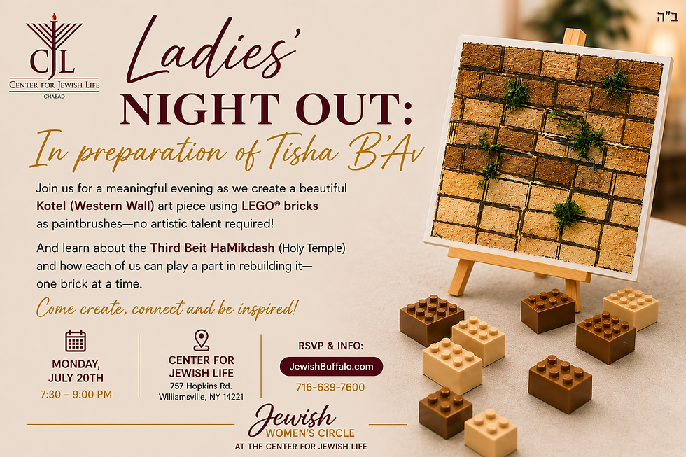 Ladies night out! Create beautiful Kotel (Western Wall) art