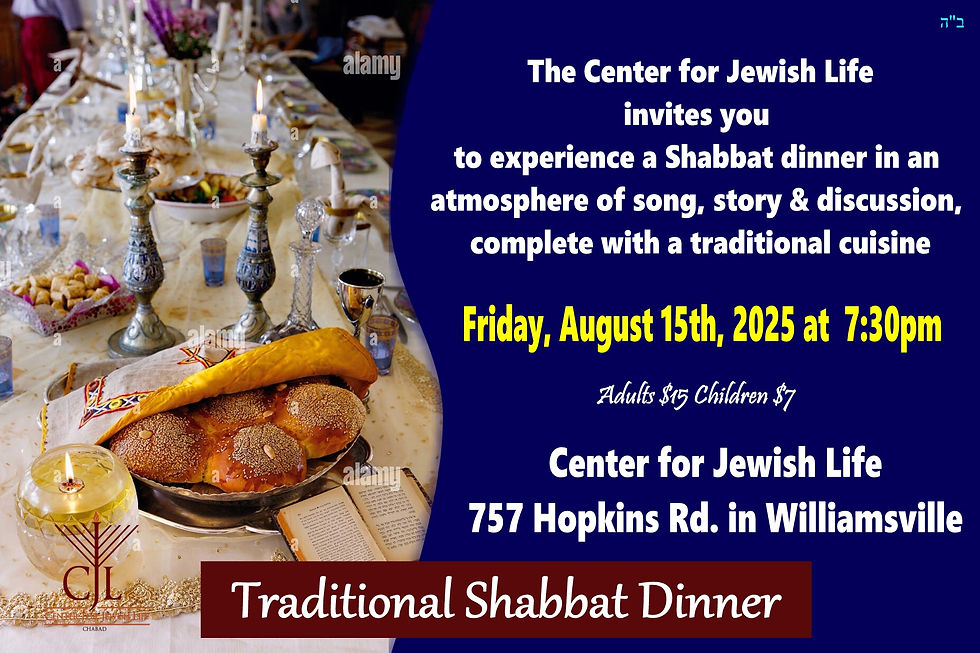 Traditional Shabbat Dinner 25
