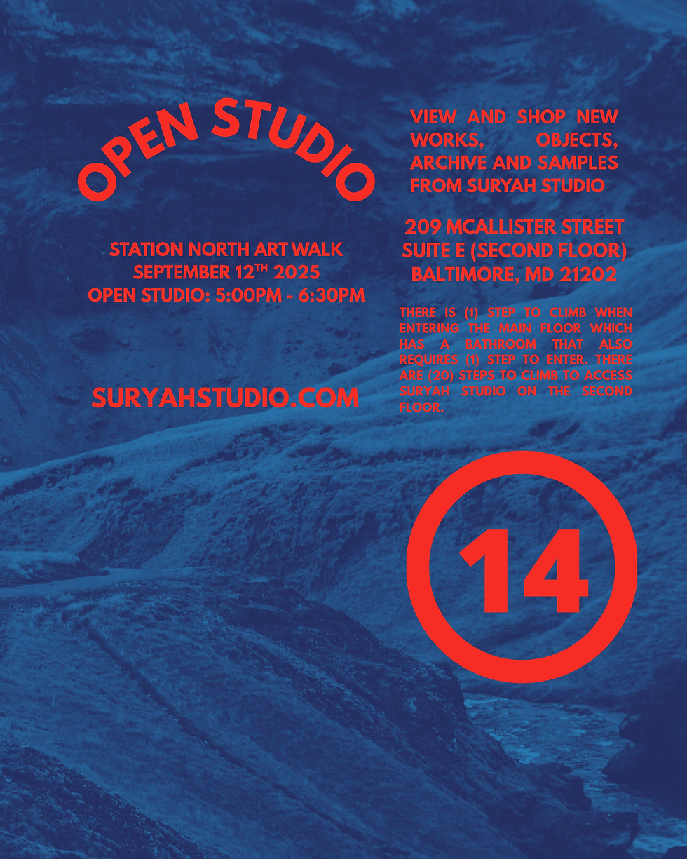 OPEN STUDIO HOURS - 09/12/2025